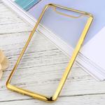 For Samsung Galaxy A80 Ultra-thin Plating TPU Protective Soft Case(Gold)