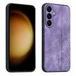 For Samsung Galaxy S23 FE 5G AZNS 3D Embossed Skin Feel Phone Case(Purple)