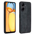 For Xiaomi Poco C65/Redmi 13C AZNS 3D Embossed Skin Feel Phone Case(Black)