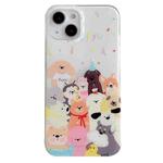 For iPhone 14 Pro Max IMD Cute Animal Pattern Phone Case(Dog)