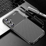 For Samsung Galaxy A35 Carbon Fiber Texture Shockproof TPU Phone Case(Black)