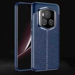 For Honor Magic6 RSR Porsche Design Litchi Texture Shockproof TPU Phone Case(Blue)