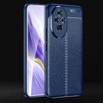 For Honor 200 Litchi Texture Shockproof TPU Phone Case(Blue)