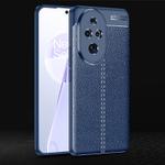 For Honor 200 Pro Litchi Texture Shockproof TPU Phone Case(Blue)