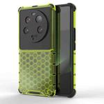 For Xiaomi 13 Ultra Shockproof Honeycomb PC + TPU Phone Case(Green)