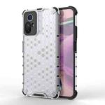 For Xiaomi Note 12S 4G Global Shockproof Honeycomb PC + TPU Phone Case(White)