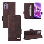 For Nokia G42 Magnetic Clasp Leather Phone Case(Brown)