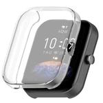 For Amazfit Bip 3 / Bip 3 Pro Universal Full Coverage TPU Electroplating Watch Protective Case(Transparent)