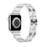 Diamond Metal Watch Band For Apple Watch 38mm(Silver)