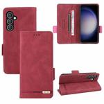 For Samsung Galaxy S23 FE 5G Magnetic Clasp Leather Phone Case(Red)