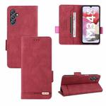 For Samsung Galaxy M34 5G Magnetic Clasp Leather Phone Case(Red)