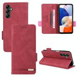 For Samsung Galaxy A15 Magnetic Clasp Leather Phone Case(Red)