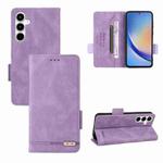 For Samsung Galaxy A35 5G Magnetic Clasp Leather Phone Case(Purple)