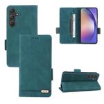 For Samsung Galaxy A55 5G Magnetic Clasp Leather Phone Case(Green)