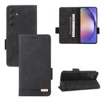 For Samsung Galaxy A55 5G Magnetic Clasp Leather Phone Case(Black)