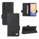 For Samsung Galaxy A25 5G Global Magnetic Clasp Leather Phone Case(Black)