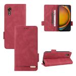 For Samsung Galaxy Xcover 7 Magnetic Clasp Leather Phone Case(Red)