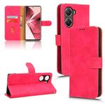 For vivo Y29e 5G Skin Feel Magnetic Flip Leather Phone Case(Rose Red)