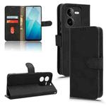 For vivo iQOO Z8 Skin Feel Magnetic Flip Leather Phone Case(Black)