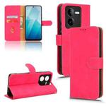 For vivo iQOO Z8 Skin Feel Magnetic Flip Leather Phone Case(Rose Red)