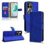 For vivo S18 Skin Feel Magnetic Flip Leather Phone Case(Blue)