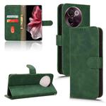 For vivo V30E 5G Skin Feel Magnetic Flip Leather Phone Case(Green)