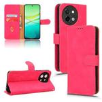 For vivo Y38 5G Skin Feel Magnetic Flip Leather Phone Case(Rose Red)