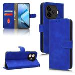 For vivo iQOO Z9 Skin Feel Magnetic Flip Leather Phone Case(Blue)