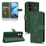For vivo iQOO Z9 Skin Feel Magnetic Flip Leather Phone Case(Green)