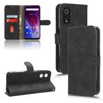 For CUBOT P60 Skin Feel Magnetic Flip Leather Phone Case(Black)
