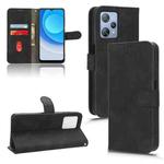 For Blackview A53 Pro Skin Feel Magnetic Flip Leather Phone Case(Black)