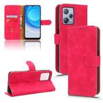 For Blackview A53 Pro Skin Feel Magnetic Flip Leather Phone Case(Rose Red)