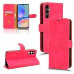 For Samsung Galaxy A05s 4G Skin Feel Magnetic Flip Leather Phone Case(Rose Red)