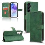 For Samsung Galaxy A35 5G Skin Feel Magnetic Flip Leather Phone Case(Green)