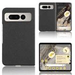 For Google Pixel Fold PU Leather PC Phone Case(Black)