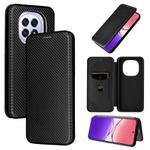 For OPPO F29 5G Carbon Fiber Texture Flip Leather Phone Case(Black)