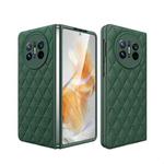 For Huawei Mate X3 Diamond Lattice Integrated Leather Phone Case(Green)