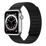 Magnetic Silicone Watch Band For Apple Watch Ultra 2 49mm(Black)