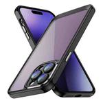 For iPhone 14 Pro PC + TPU Phone Case with Lens Film(Black)