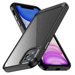 For iPhone 11 PC + TPU Phone Case with Lens Film(Black)