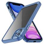 For iPhone 11 PC + TPU Phone Case with Lens Film(Blue)