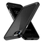 For iPhone SE 2022 / SE 2020 / 8 / 7 PC + TPU Phone Case with Lens Film(Black)