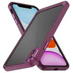 For iPhone XS Max PC + TPU Phone Case with Lens Film(Rose Red)