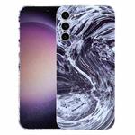 For Samsung Galaxy S23 5G Marble Pattern Phone Case(Black White)