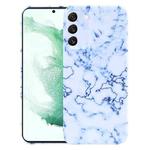 For Samsung Galaxy S22+ 5G Marble Pattern Phone Case(Blue White)