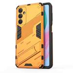 For Samsung Galaxy M54 5G Punk Armor 2 in 1 PC + TPU Phone Case with Holder(Orange)