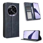 For Realme 13 Pro 5G / 13 Pro+ 5G Magnetic Buckle Retro Texture Leather Phone Case(Blue)