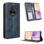 For Realme 14 Pro 5G Magnetic Buckle Retro Texture Leather Phone Case(Blue)