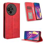 For TCL 50 XL 5G Magnetic Buckle Retro Texture Leather Phone Case(Red)