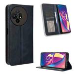 For TCL 50 XL 5G Magnetic Buckle Retro Texture Leather Phone Case(Blue)